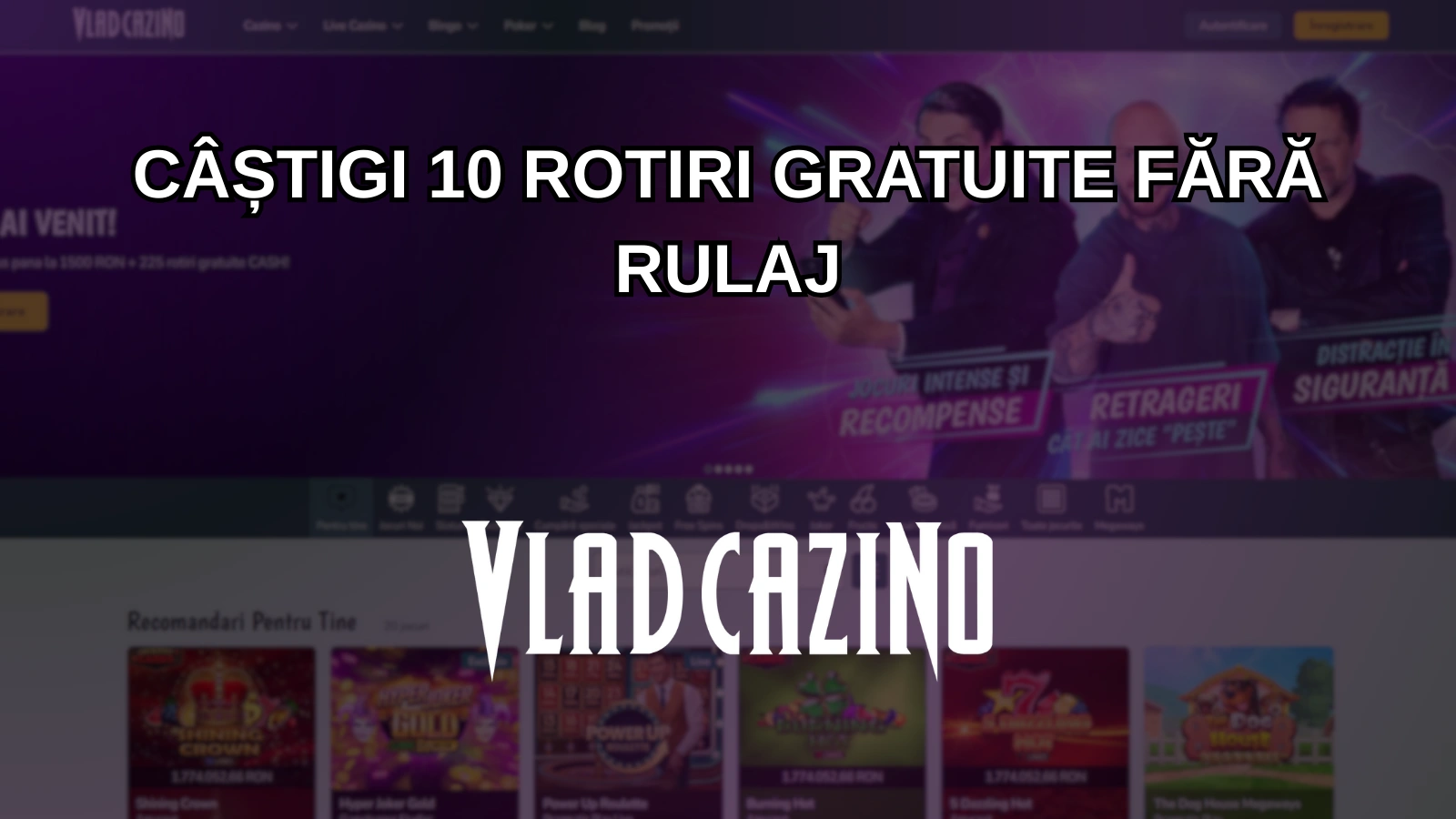 câștigi 10 rotiri gratuite fără rulaj