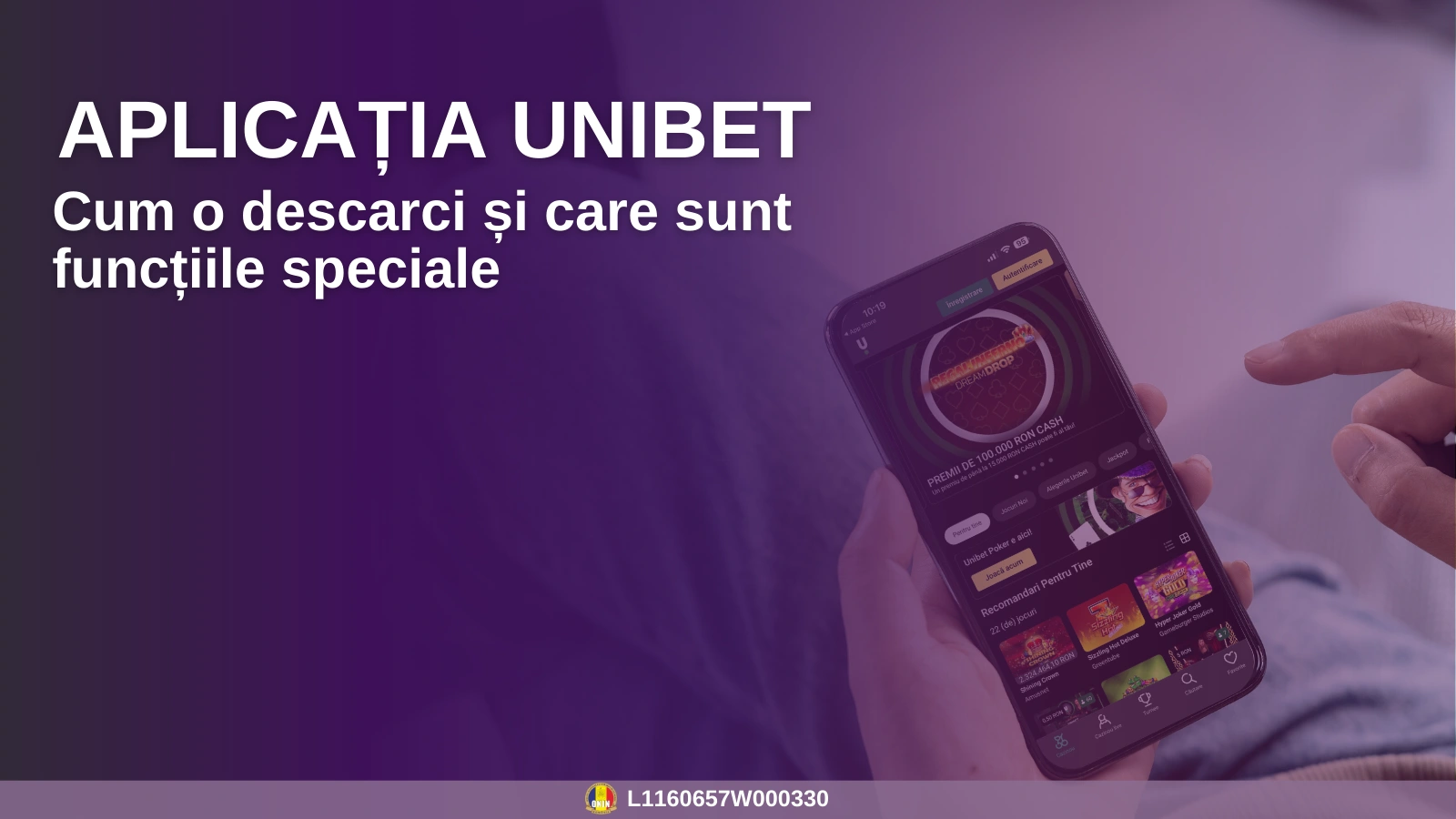 Aplicația Unibet 2025