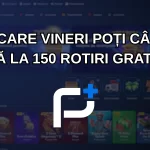 În fiecare vineri poți câștiga până la 150 rotiri gratuite