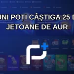 Luni poți câștiga 25 de jetoane de aur