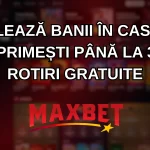 Rulează banii în casino și primești până la 350 rotiri gratuite