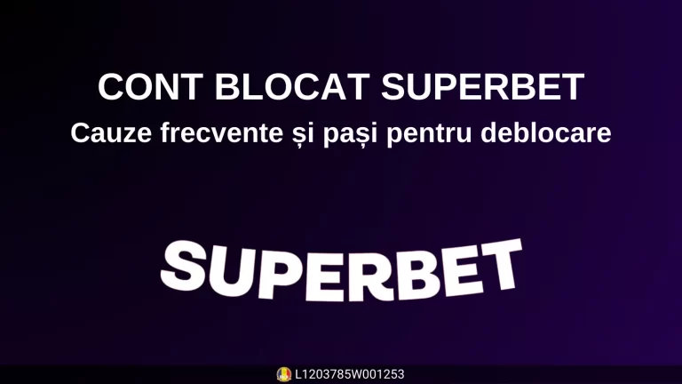 Cont blocat Superbet