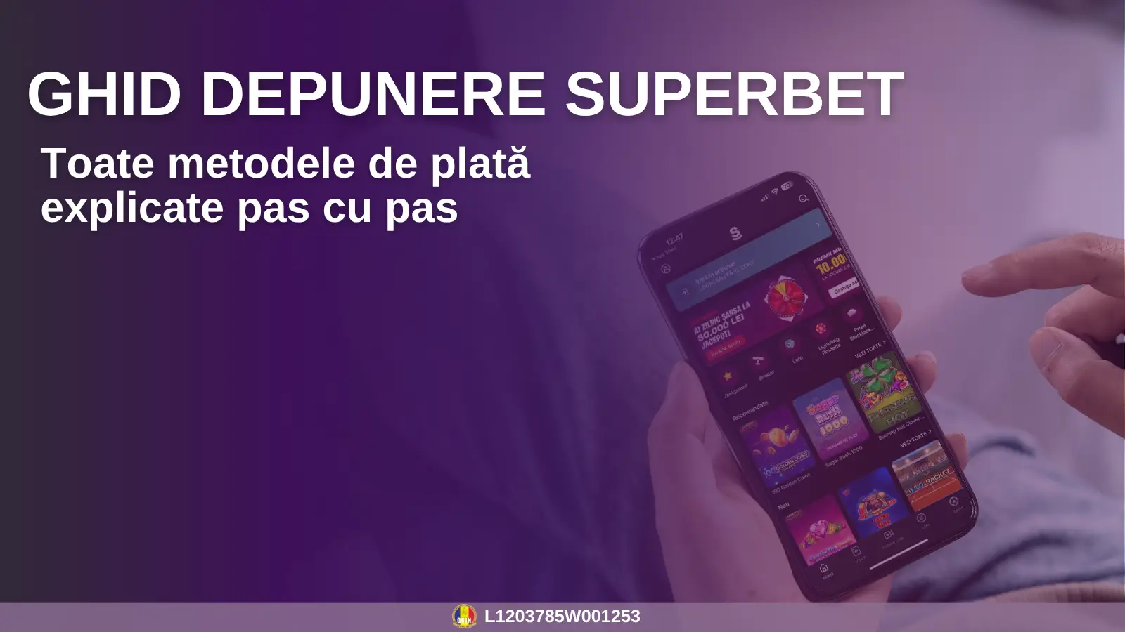 Ghid depunere Superbet