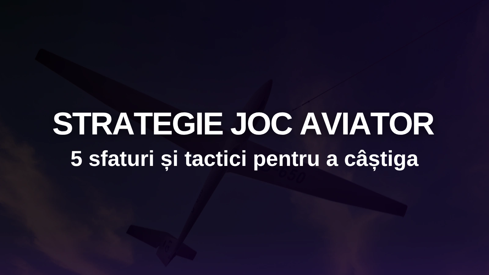 Strategie joc Aviator