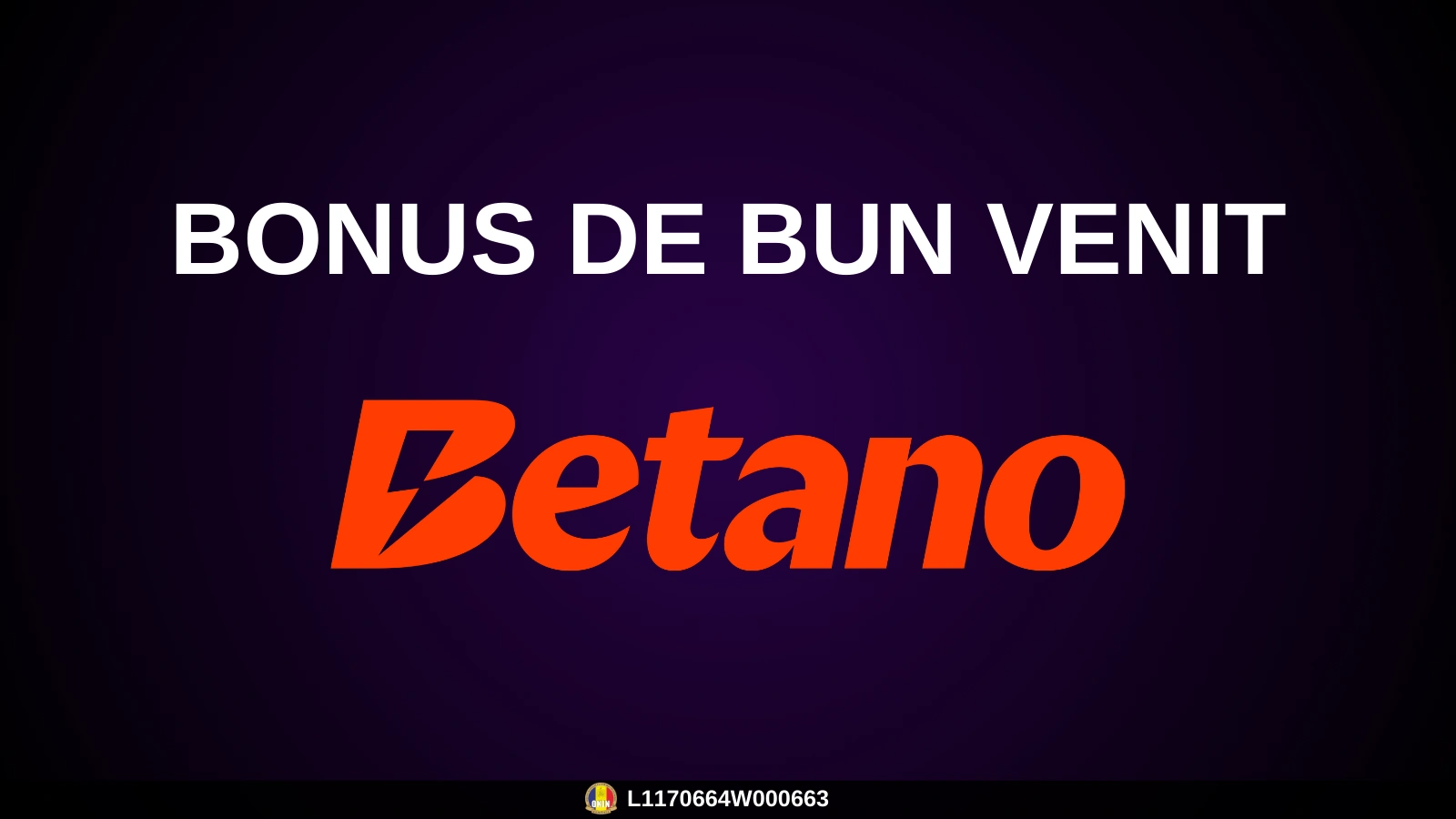 Bonus de bun venit Betano