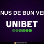 Bonus de bun venit Unibet