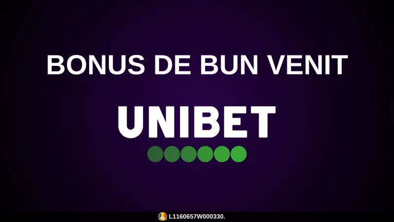 Bonus de bun venit Unibet