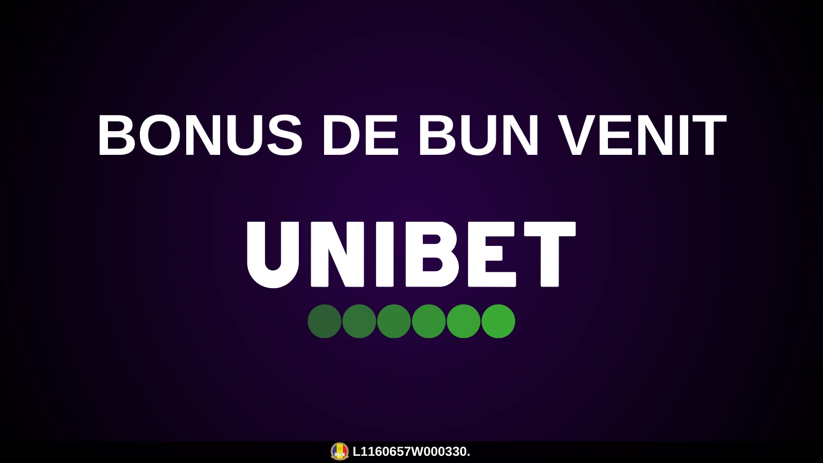 Bonus de bun venit Unibet