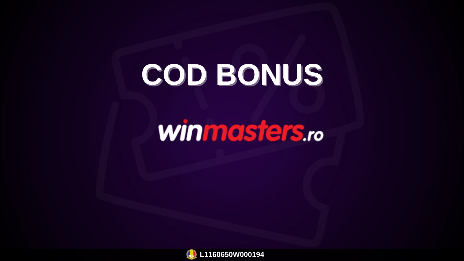 Cod Bonus Winmasters